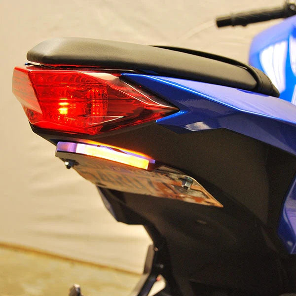 Kawasaki Ninja 300 Fender Eliminator Kit - Motorcycle Tail Tidy License Plate Relocator for Clean Look - Perfect for Street Racing and Custom Bike Builds