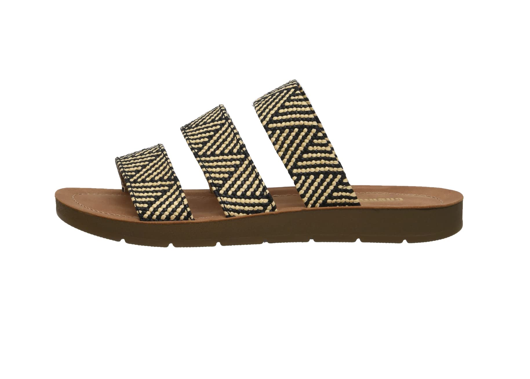 CUSHIONAIRE Women's Comfortable Sandals with Arch Support - Lightweight & Cushioned for Walking, Beach, Travel, and Everyday Wear
