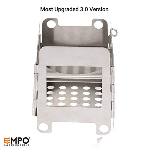 Portable Folding Wood Camping Stove - Lightweight Backpacking Stove for Outdoor Cooking, Hiking, Picnics & Survival Gear | Compact & Convenient for Camping, Garden & Emergency Use
