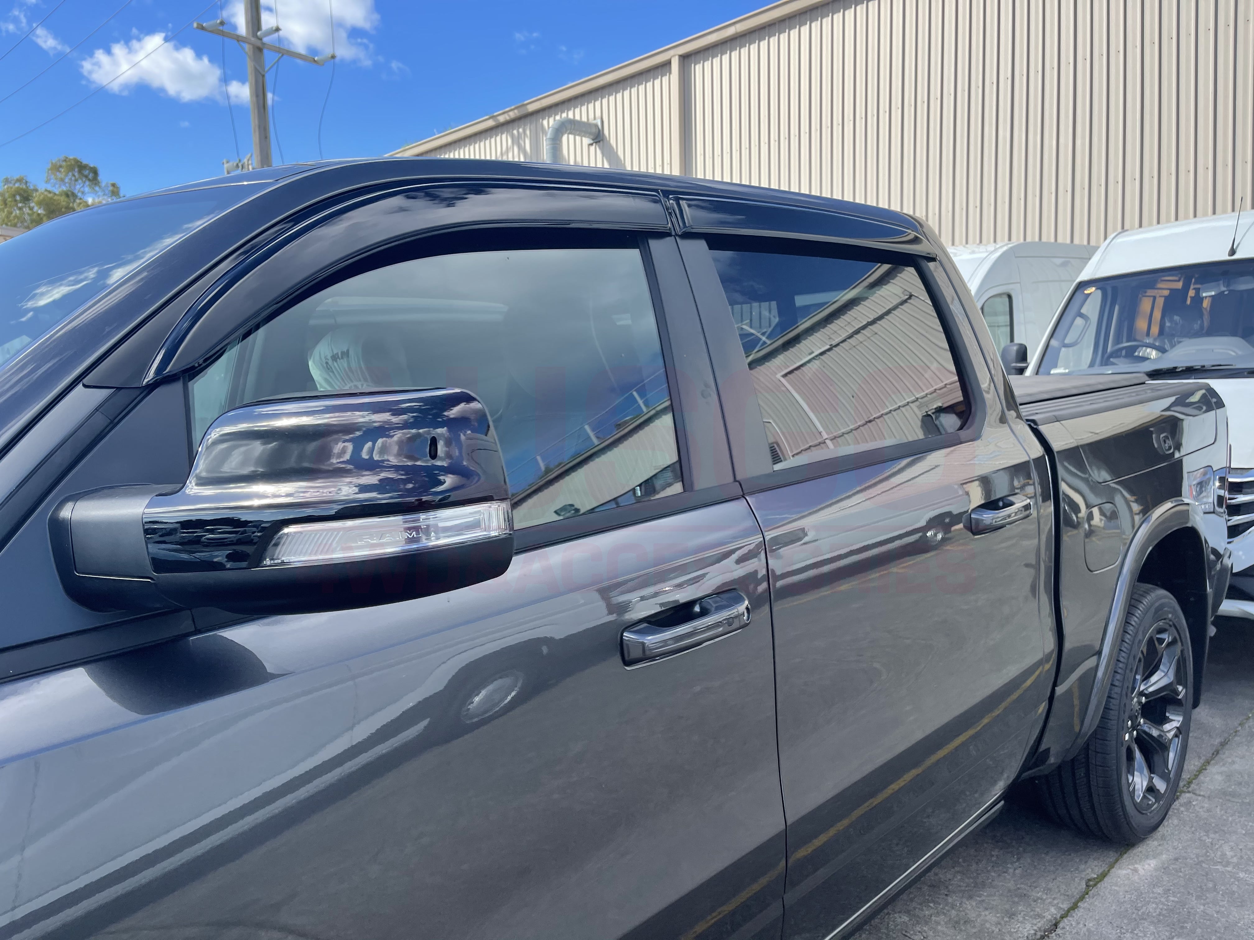 Premium Weather Shields for RAM 1500 DT Series Crew Cab (2020-Present) - Durable Rain Guards & Window Deflectors for All-Weather Protection & Style Enhancement