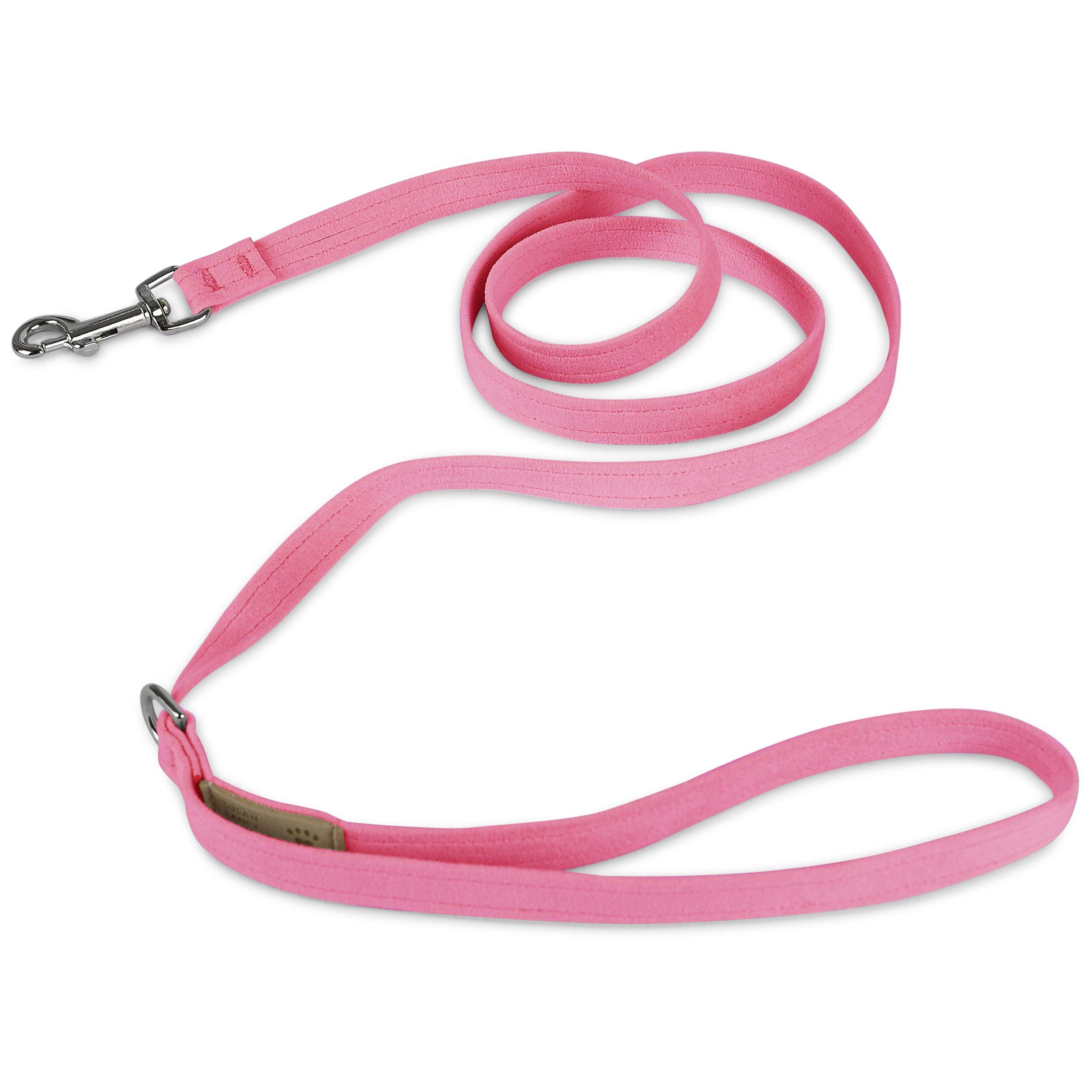 Premium Ultrasuede Pet Leash for Dogs - 6FT Soft & Durable Walking Lead in Perfect Pink by Susan Lanci Designs | Perfect for Small & Medium Dogs, Daily Walks & Outdoor Adventures