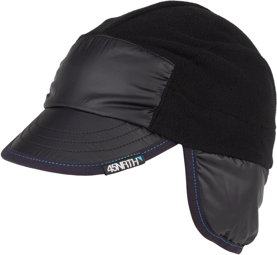 45NRTH 2024 Flammekaster Insulated Winter Hat for Men & Women - Black, Small/Medium - Warm Fleece Lined Beanie for Skiing, Snowboarding & Cold Weather Activities