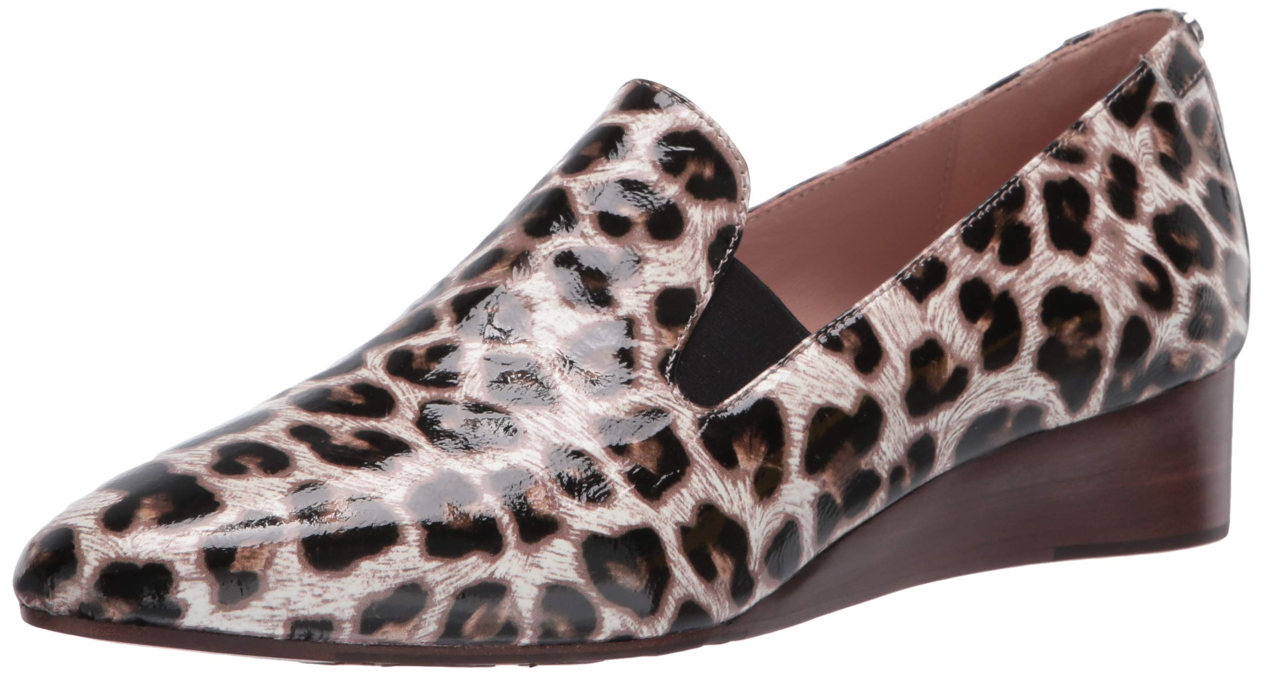 TARYN ROSE Women's Comfortable Leather Claudia Wedge Pump Shoes - Stylish Heels for Work, Office & Special Occasions