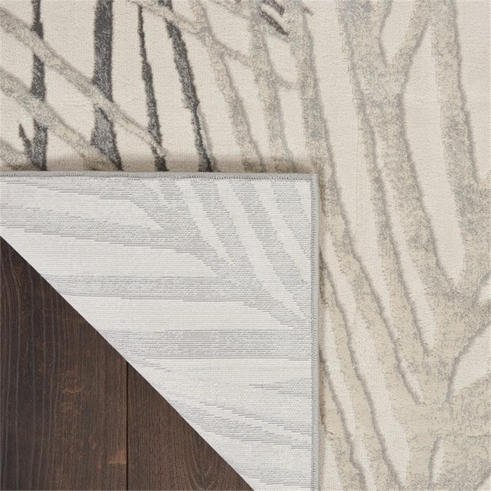 Nourison Rustic Textures Ivory/Grey 7'10