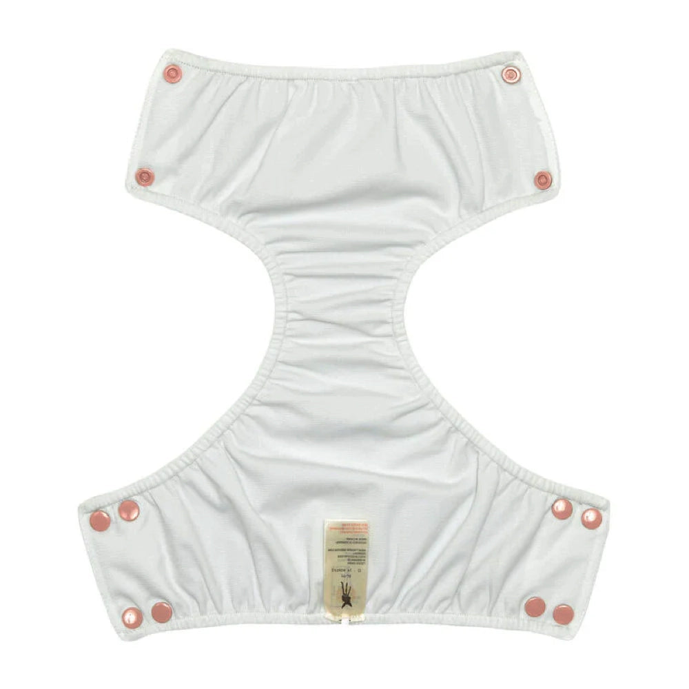 Lassig Snap Swim Diaper for Babies - Reusable & Quick-Dry Pink Swim Diaper for Pool, Beach & Water Play | Perfect for Toddlers & Infants