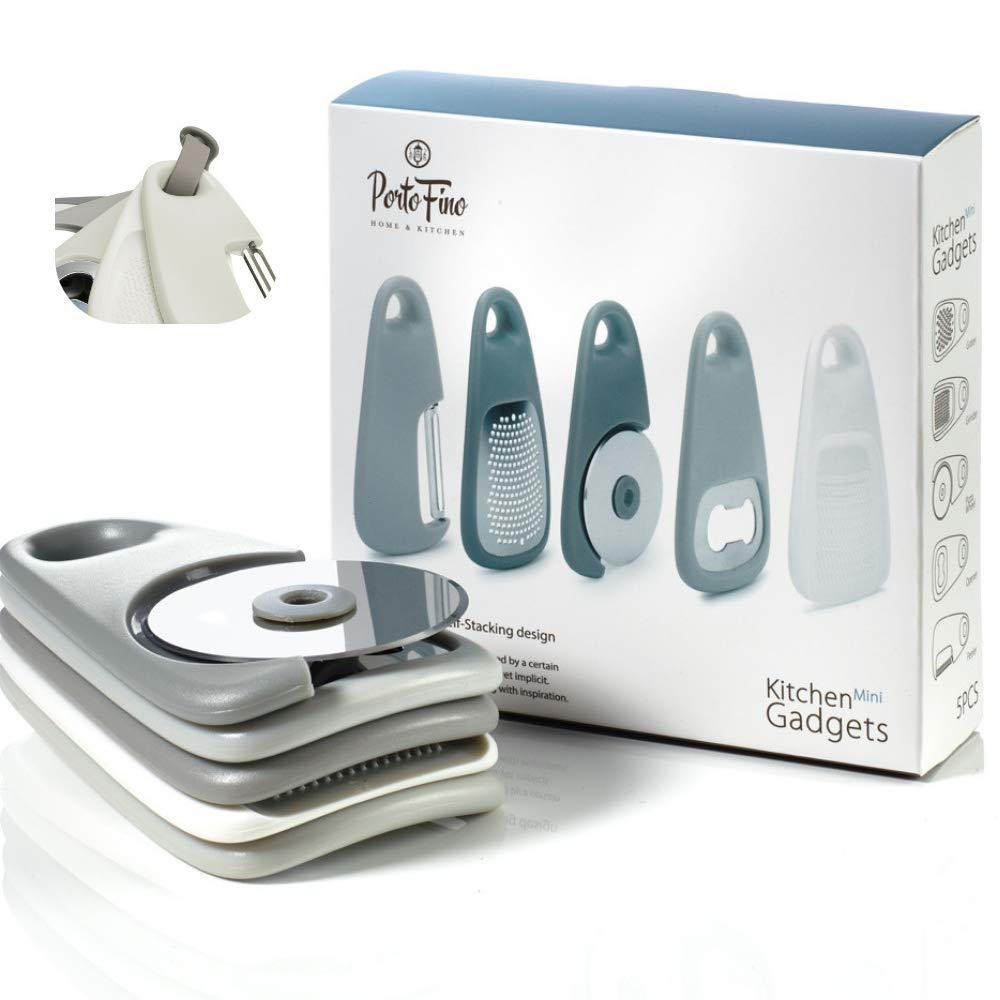 Space Saving Kitchen Gadgets Set - 5 Piece Compact RV & Camper Accessories - Dishwasher Safe - Perfect for RV Owners, Camping & Small Kitchens