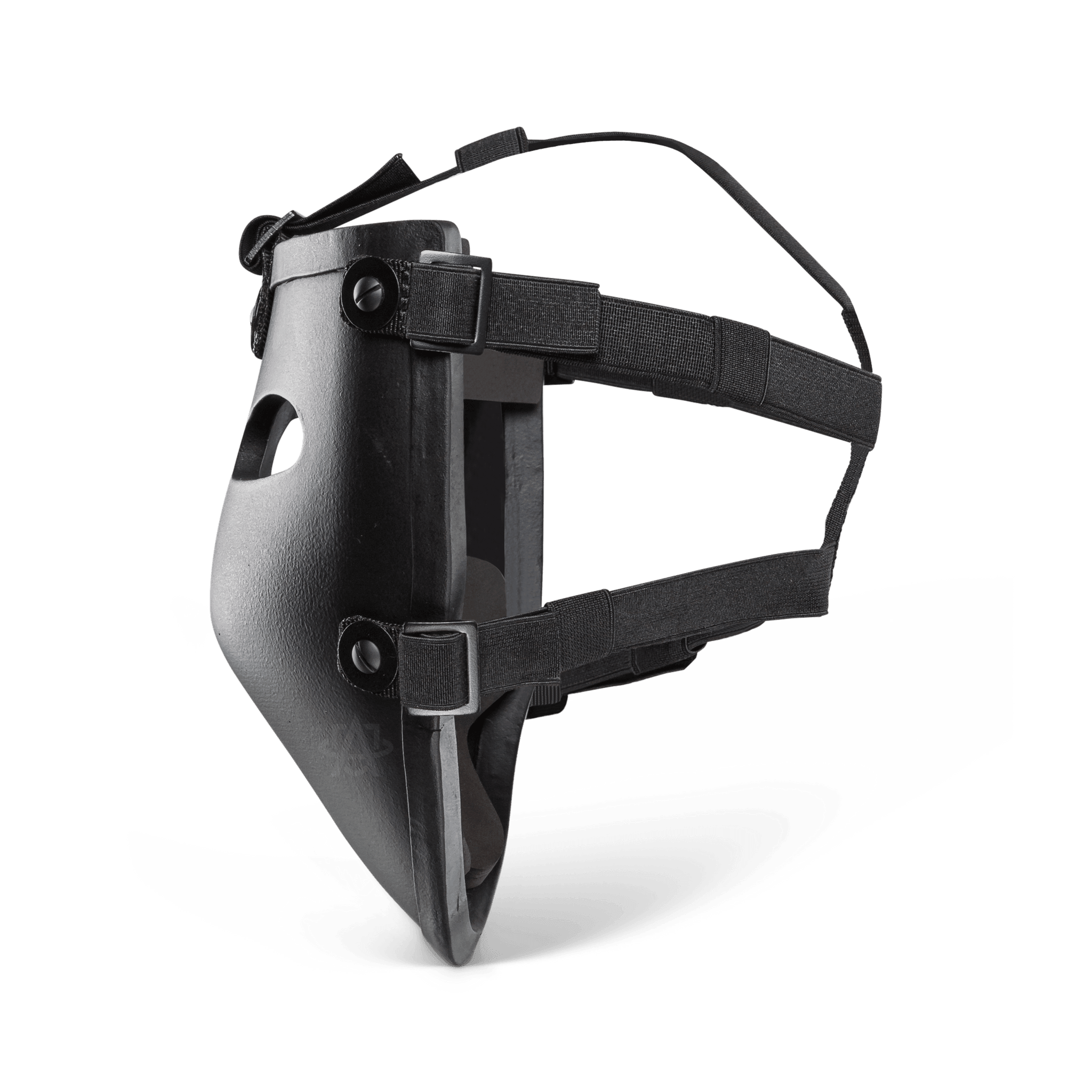 NIJ Level IIIA+ Bulletproof Half Face Mask for Military & Tactical Helmets - Ideal for Combat, SWAT, and Law Enforcement Operations