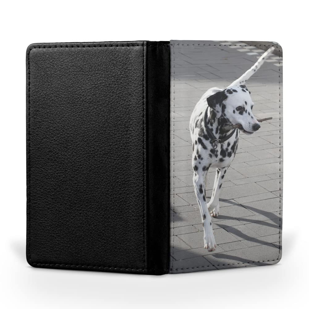 DALMATIAN DOG 5-Slot Flip Wallet - Travel Passport ID Holder & Itinerary Organizer Cover - Perfect for Airports, Vacations, and Business Trips