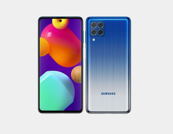 Samsung Galaxy M62 M625F 256GB 8GB RAM Dual SIM GSM Unlocked Smartphone (Blue) - Perfect for Travel, Business & Streaming