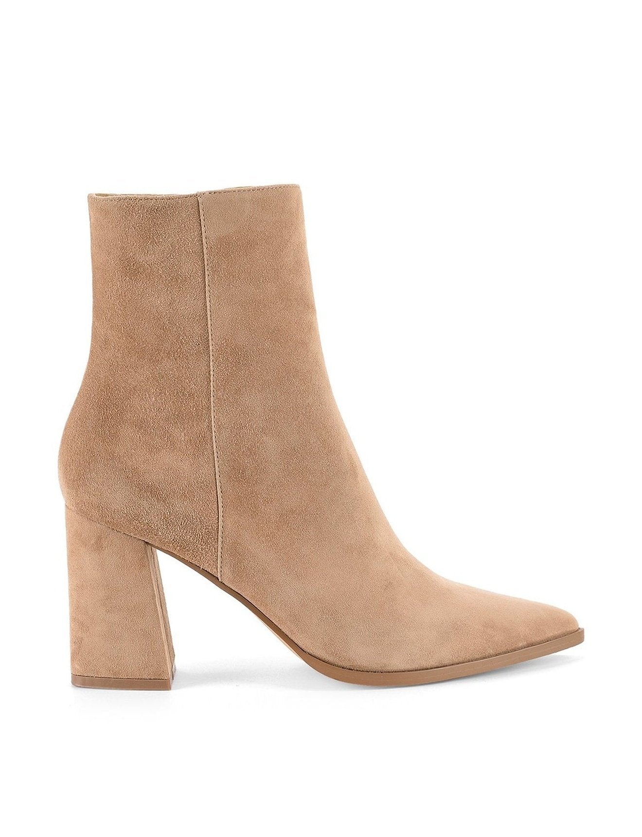 Willing Women's Ankle Boots - Walnut Suede Leather Mid Calf Booties for Fall & Winter | Comfortable Fashion Shoes for Casual Outfits, Office Wear & Date Nights