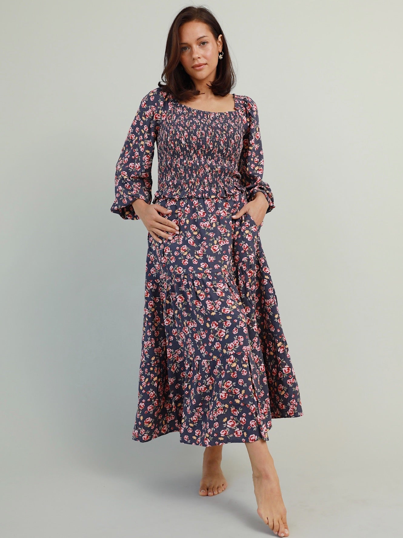 Stylish In Bloom Blouse for Women - Floral Print Summer Tops - Perfect for Office, Date Night & Casual Outings