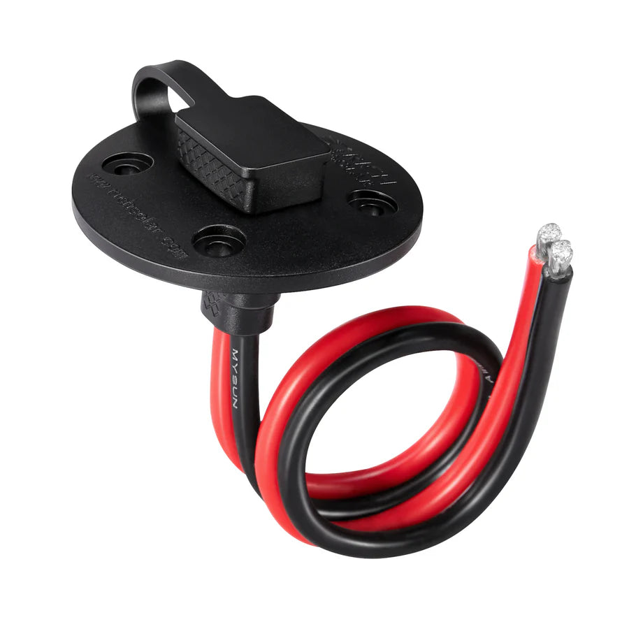 Rich Solar 10AWG Solar Connector to SAE Adapter - High Efficiency Solar Panel Cable Connector for RV, Boat & Off-Grid Power Systems | Weatherproof & Durable Solar Energy Connection Solution