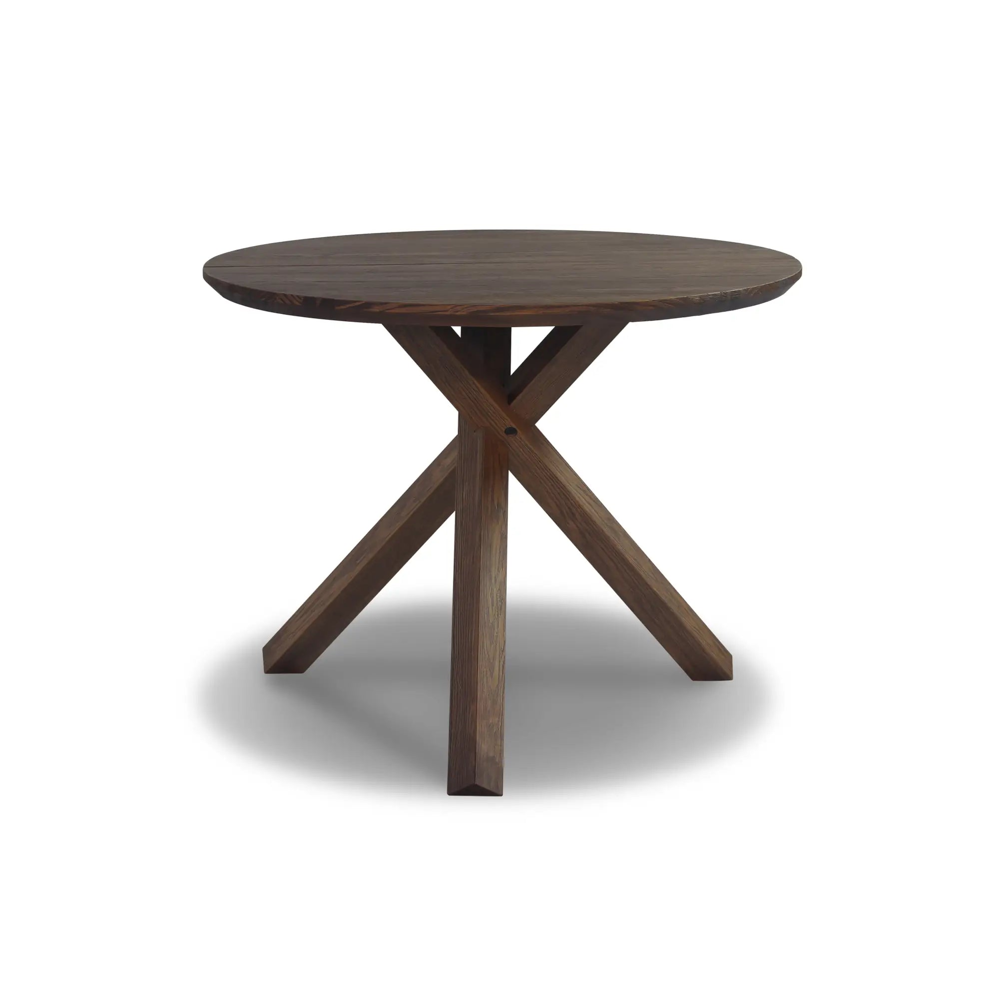 Stylish Cascais Round Dining Table - Modern Wooden Kitchen Table for 4-6 People | Perfect for Small Spaces, Breakfast Nooks & Cozy Family Meals