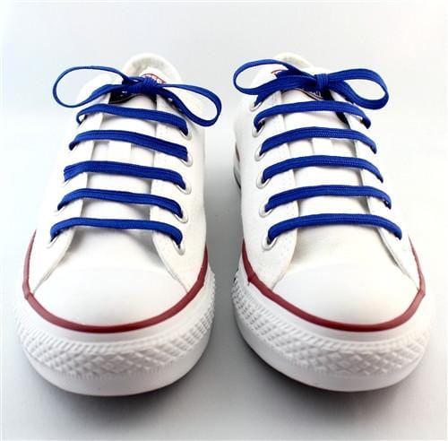 Sharp Blue Sneaker Laces (45 inches/114cm) - Durable Shoelaces for Running, Walking & Casual Shoes - Perfect for Sneakers, Athletic Shoes & Fashion Footwear