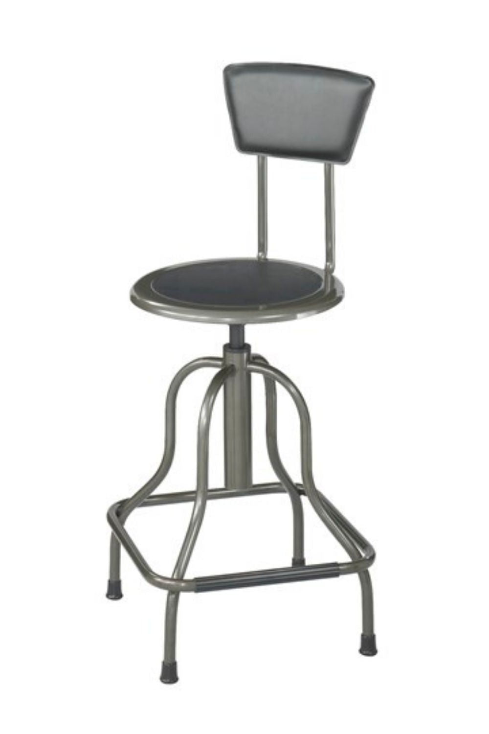 Safco 6664 Diesel High Steel Base with Back - Heavy Duty Office Chair Base for Industrial & Commercial Use - Perfect for Workstations, Workshops, and Professional Settings