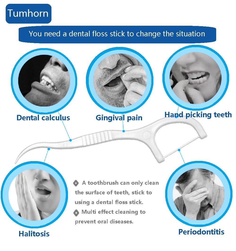 **Premium Dental Floss Picks for Adults - 200 Count (4 Boxes) | Travel-Friendly Teeth Cleaning Flossers with Portable Case | Ideal for Home, Office & On-the-Go Oral Care**