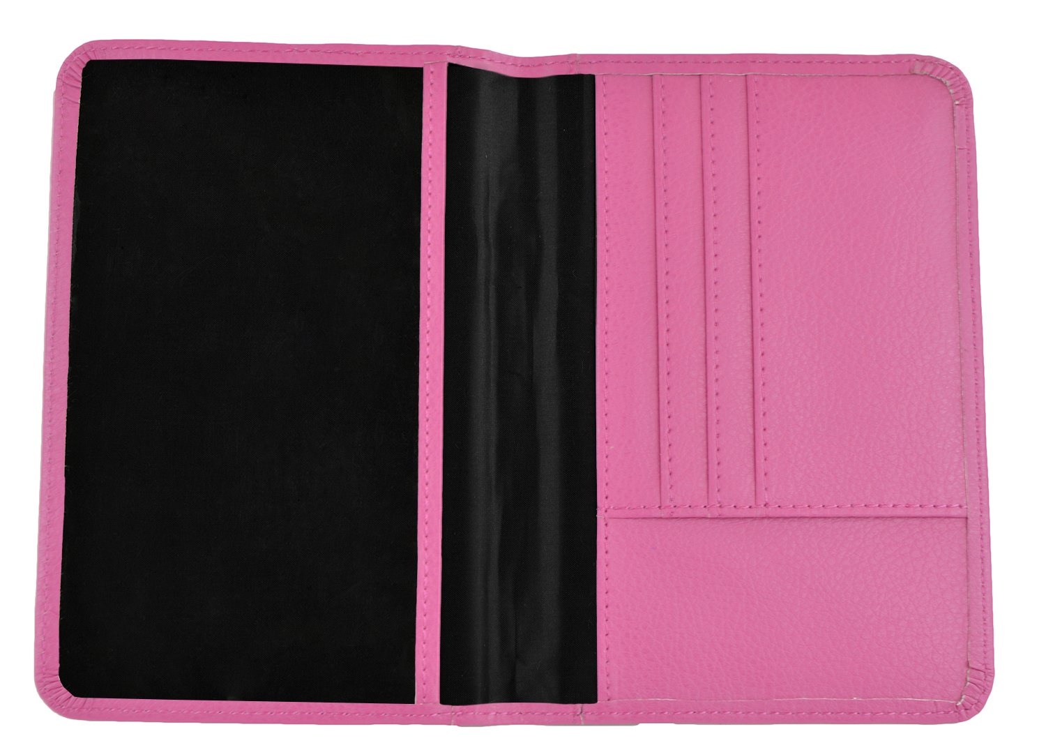 Belle Donne RFID Blocking Passport Holder Wallet - PU Leather Travel Document Cover for Women, Pink | Perfect for Air Travel, International Trips & Secure ID Storage
