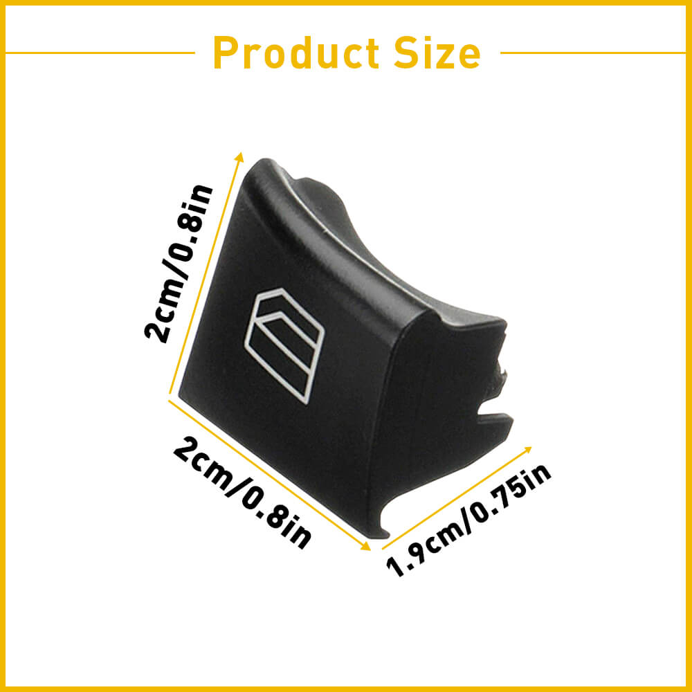 2PCS Master Window Switch Button Cover Cap For Mercedes Benz X164 W164 W251 - Premium Interior Accessory for Enhanced Protection & Style - Perfect for Daily Commute & Long Road Trips