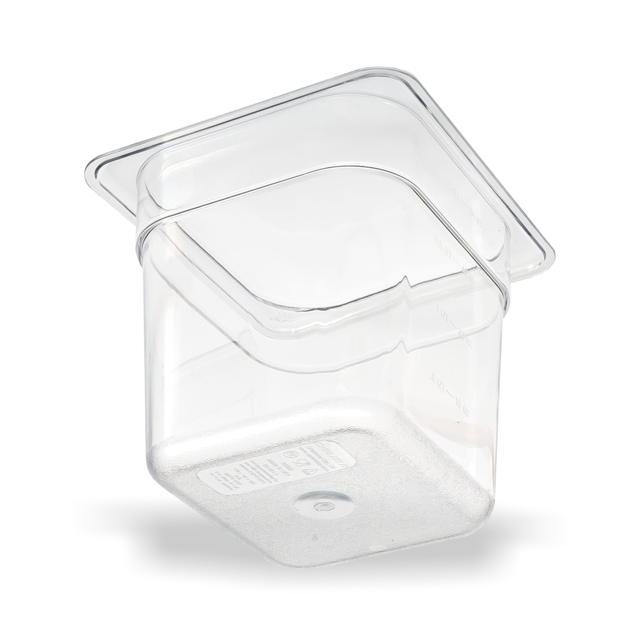Carlisle 1/6 Size Polycarbonate Food Storage Container - 6
