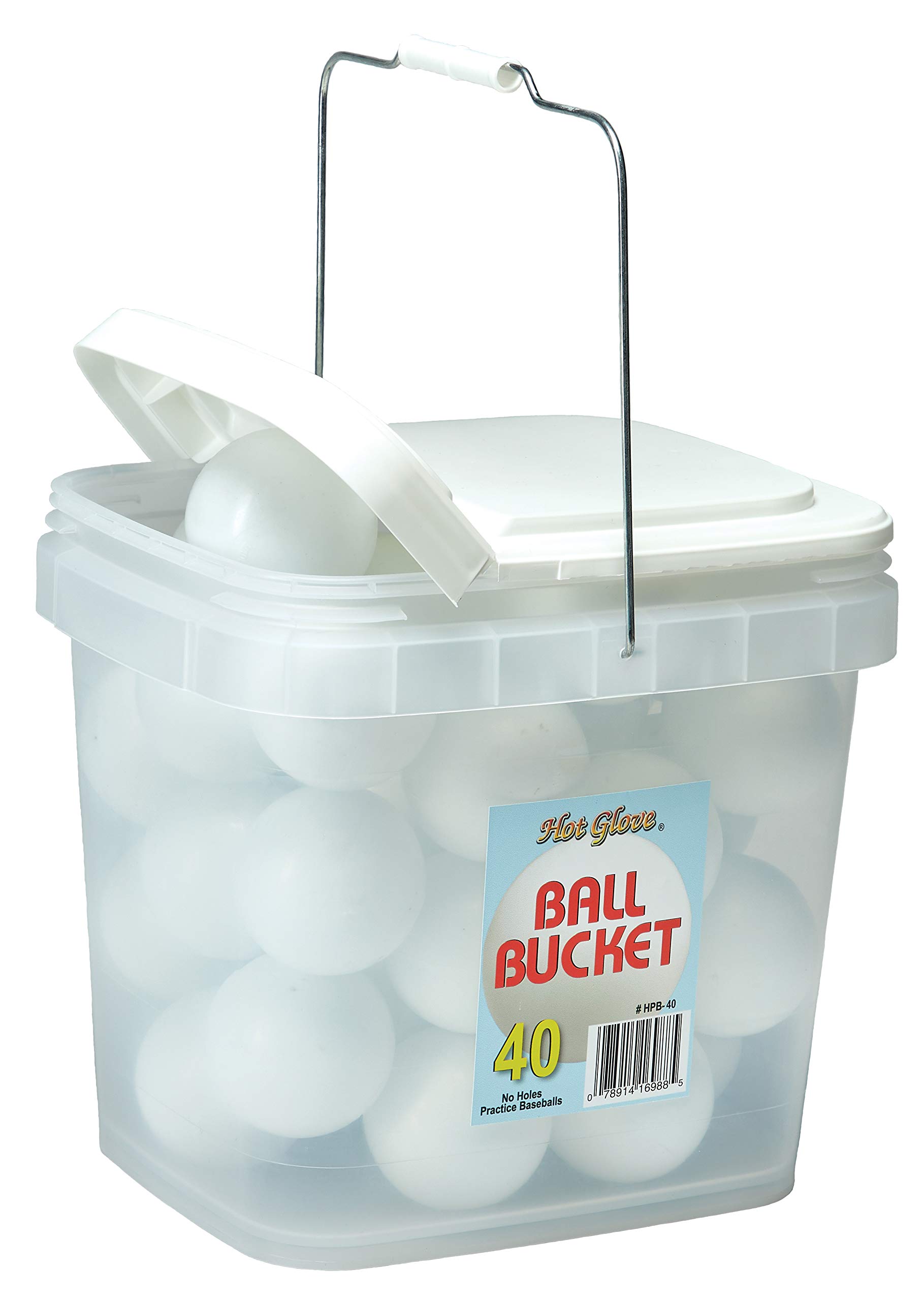 Durable Plastic Practice Baseballs - Hot Glove Training Balls for Baseball & Softball | Perfect for Pitching, Batting & Fielding Practice