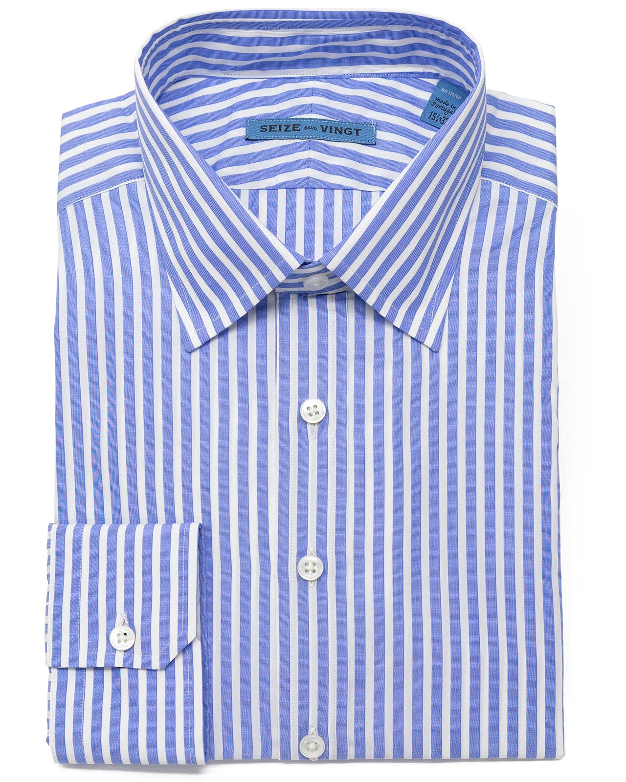Seize sur Vingt Aldwych Premium Men's Dress Shirt - Slim Fit Formal Shirt for Business, Office & Special Occasions