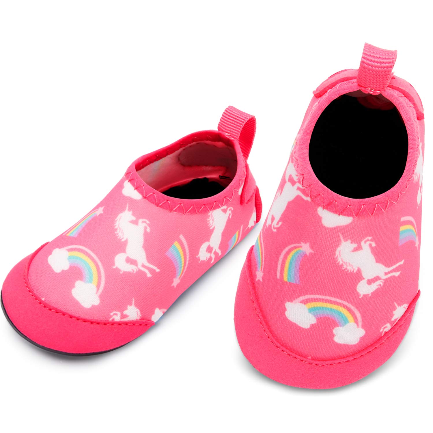 L-RUN Baby Water Shoes Barefoot Skin Aqua Sock Swim Shoes for Beach, Pool, and Outdoor Water Activities