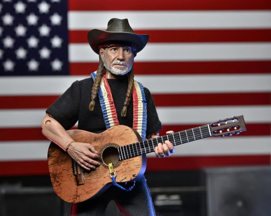 NECA Willie Nelson Action Figure - 7-Inch Collectible Music Legend Toy for Fans & Collectors - Perfect for Display, Gifts, and Music Memorabilia Collections