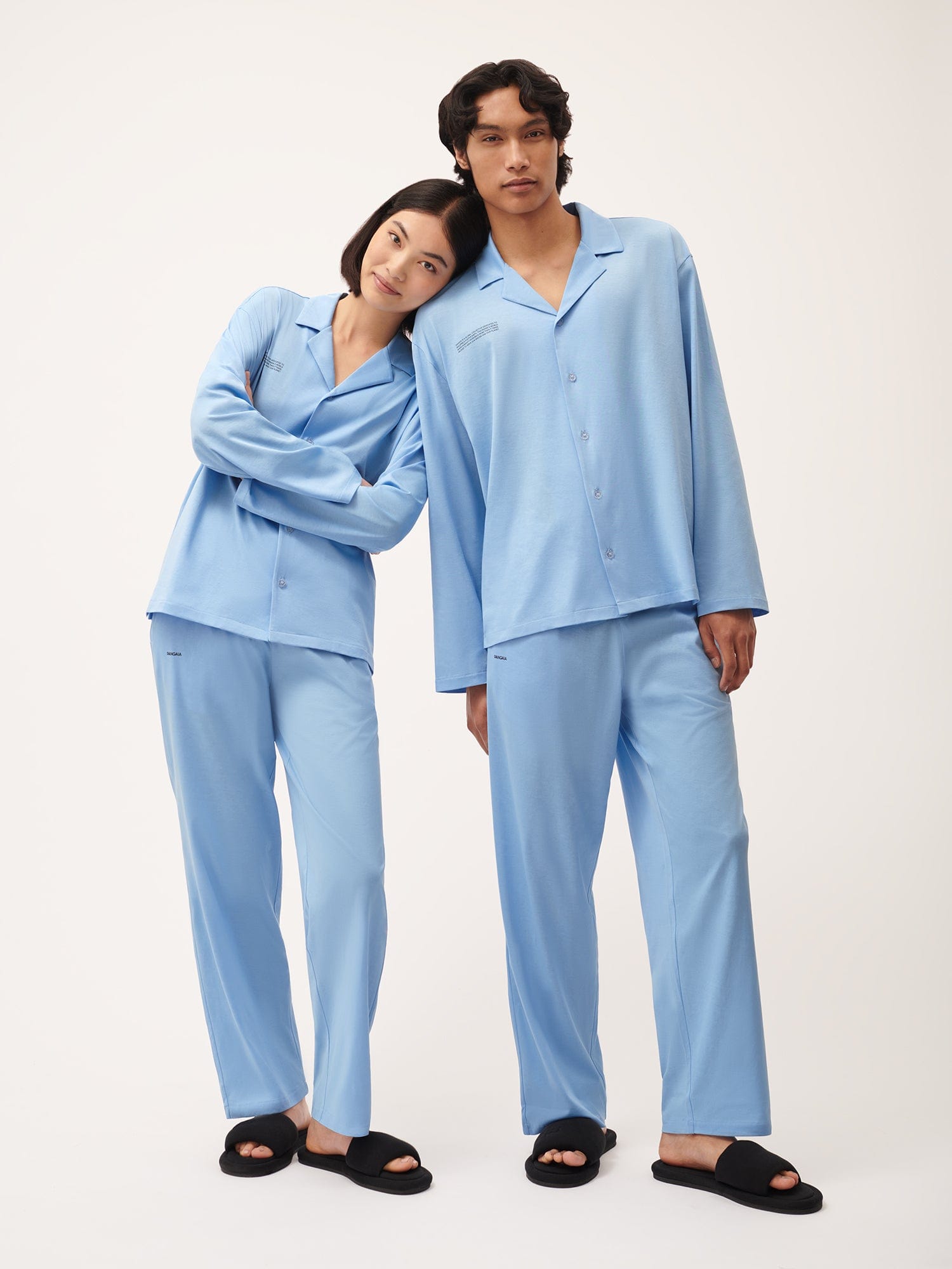 Women's 365 Lightweight Long Sleeve Pajama Set - Soft Cotton Sleepwear for Women, Lake Blue | Cozy Lounge Wear for Relaxing at Home, Sleepovers & Travel