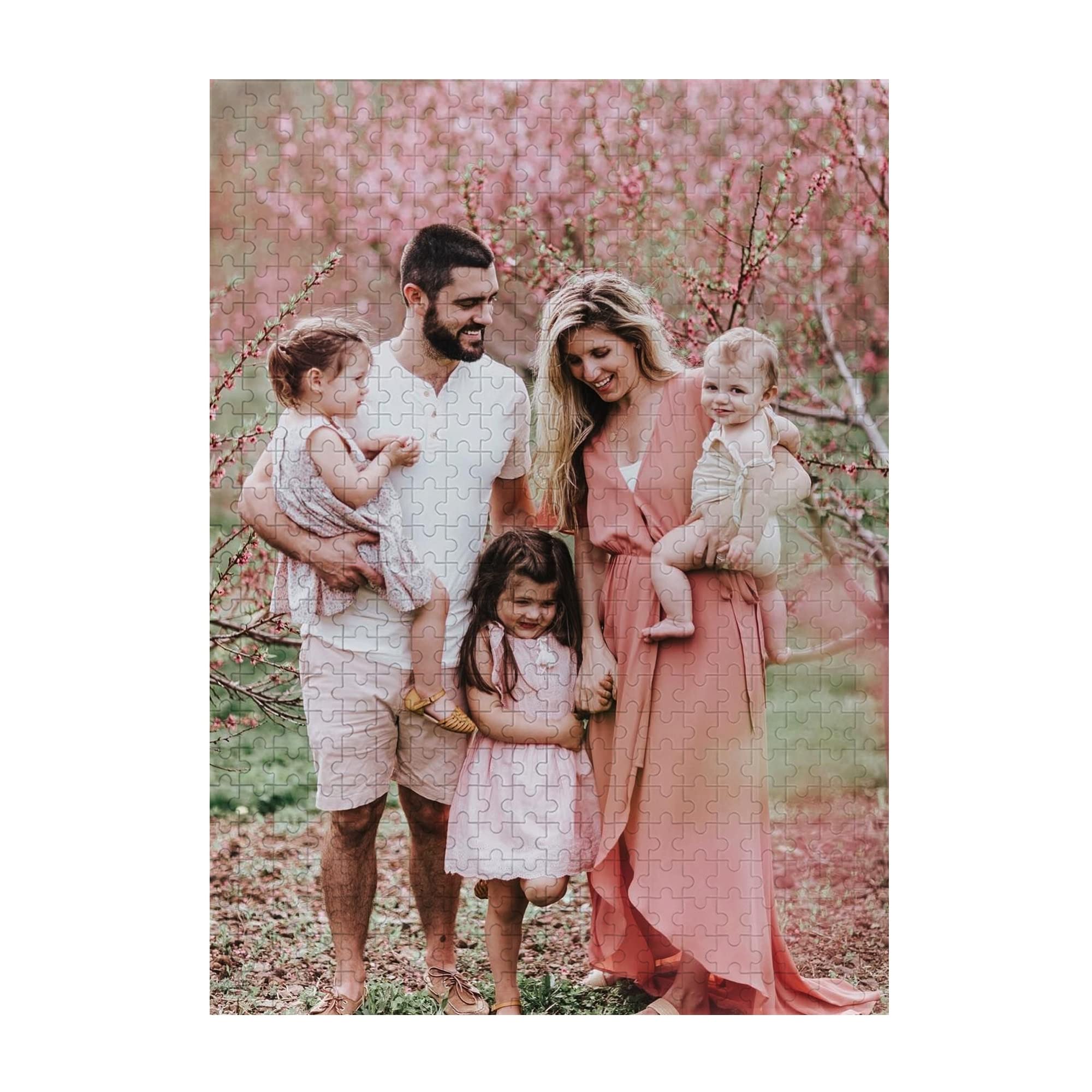 Custom Photo Jigsaw Puzzle - Personalized 300/500/1000 Piece Puzzle for Adults & Kids - Unique Gift for Wedding, Graduation, Family - Perfect for Home Decor, Party Games & Memory Keepsakes