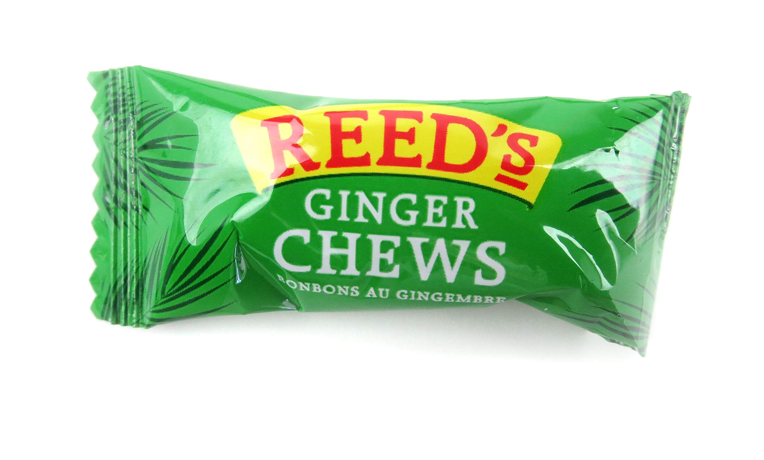 Reed's Original Ginger Candy Chews - 16oz Bag of Natural Ginger Chews for Nausea Relief & Motion Sickness - Perfect for Travel, Pregnancy & Digestive Support