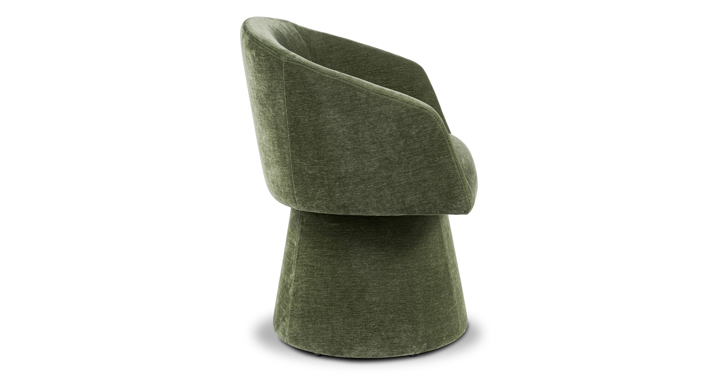 Malone Swivel Dining Chair - Modern 360° Rotating Kitchen Chair with Padded Seat - Perfect for Dining Room, Kitchen, Office & Small Spaces