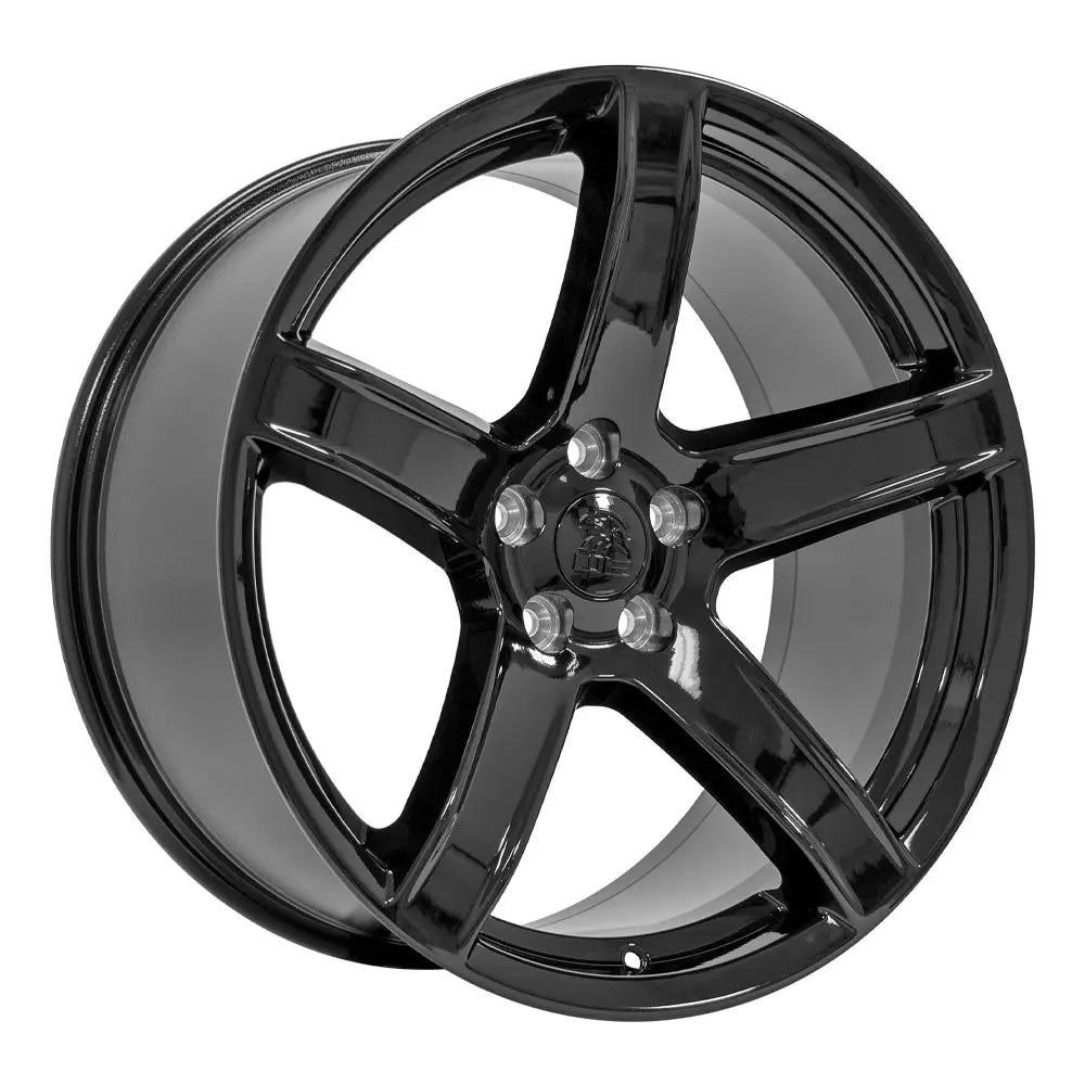 20 Inch Black Replacement Wheel for Dodge Charger - DG22 Replica Rim 20x9.5 - Perfect for Performance Upgrades & Custom Car Styling