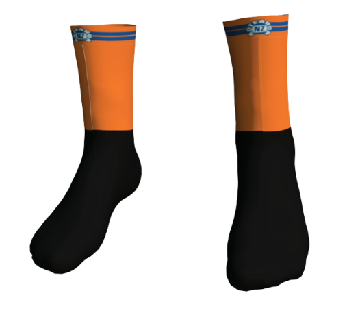 AERO 2.0 Performance Running Socks - Breathable Cushioned Athletic Socks for Men & Women - Orange - Ideal for Running, Hiking & Workouts