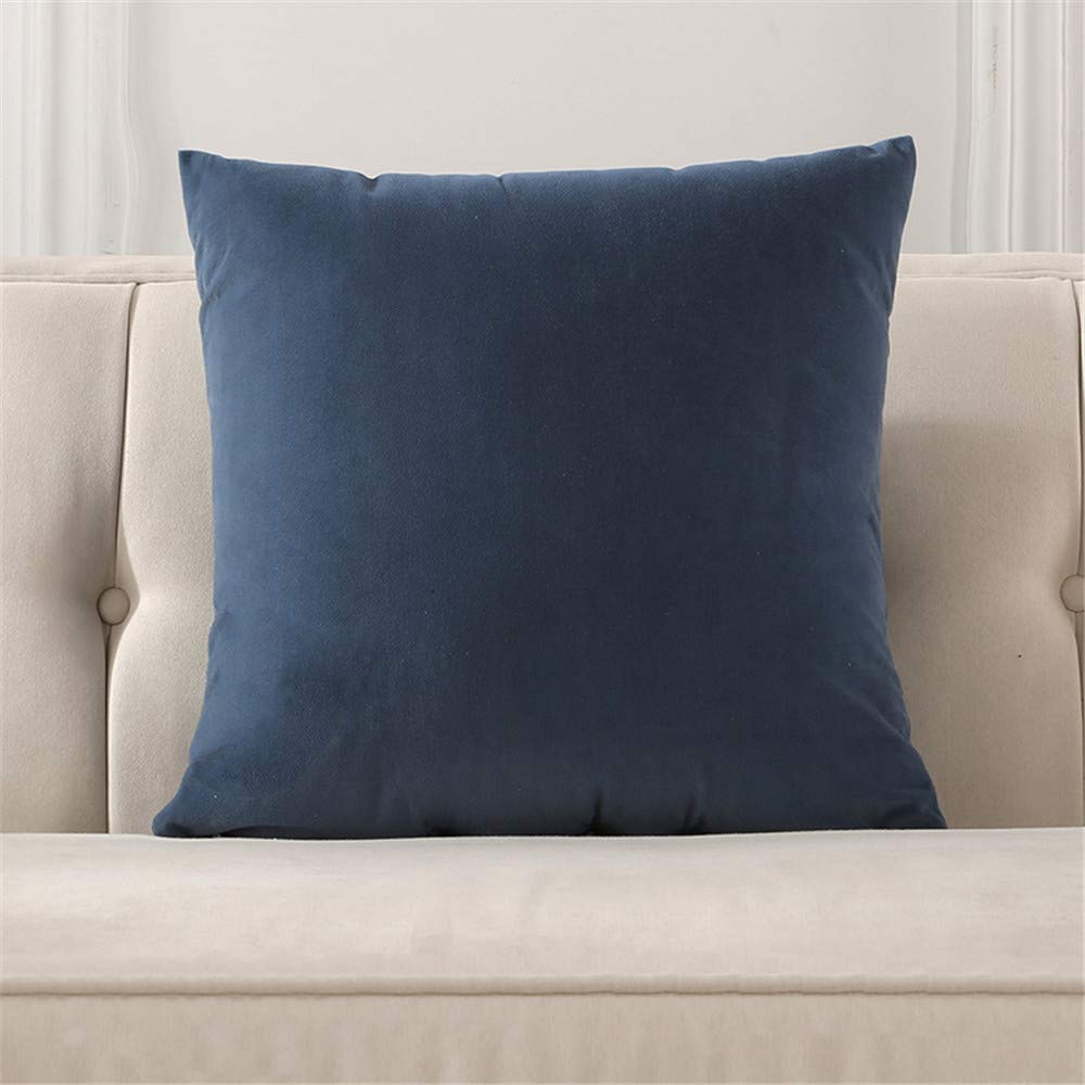 Set of 2 Velvet Square Throw Pillow Covers 20x20 Inch - Soft Decorative Cushion Covers for Sofa, Bed & Home Decor - Perfect for Living Room, Bedroom & Cozy Spaces