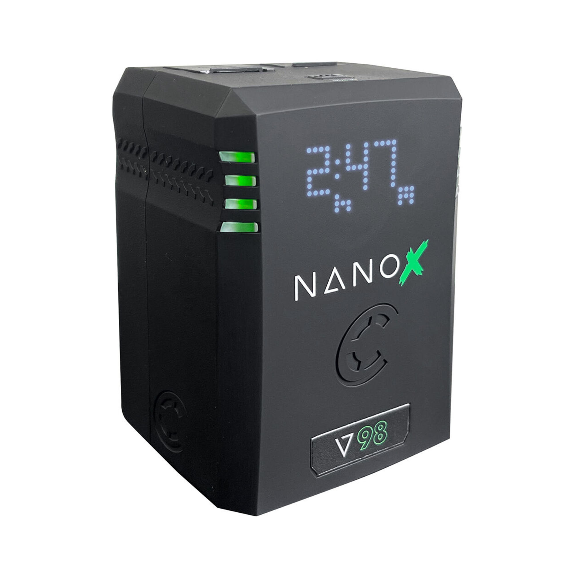 Core SWX NANO V98X Micro V-Mount Smart Battery - 98Wh Li-Ion Power Solution for DSLR, Mirrorless & Cinema Cameras - Perfect for On-Location Filmmaking & Photography