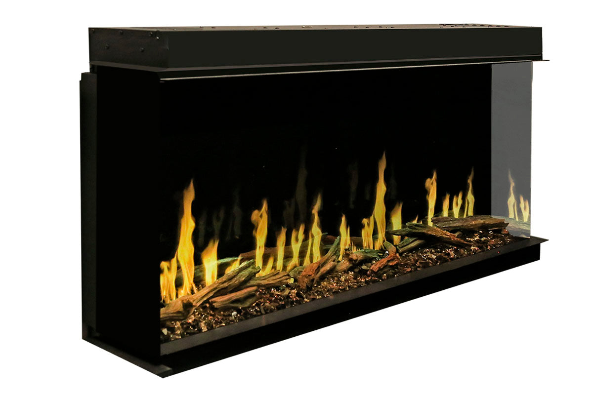Modern Flames Orion Multi 100 Heliovision Virtual Multi-View Built-In Electric Fireplace - Perfect for Living Rooms, Bedrooms & Home Decor
