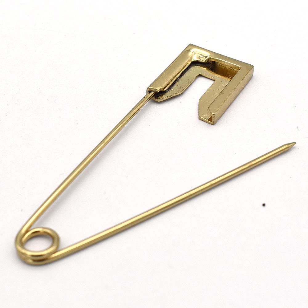 Rose Gold Safety Pins 80mm - 8pcs for Shawls & Crafts