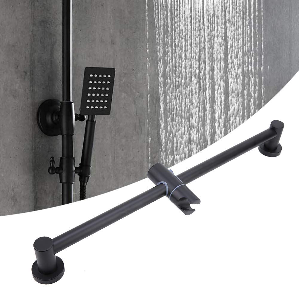 Premium Shower Head Holder with Rounded Edges - Adjustable Shower Lifter for Bathroom, Wall Mounted Shower Arm Bracket - Perfect for Relaxing Spa Experience & Handicap Accessibility
