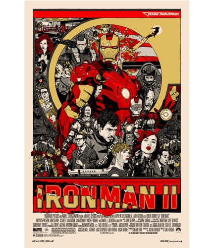 Iron Man 2 Movie Poster - Premium Quality Stout Print for Home Theater & Comic Book Fan Decor