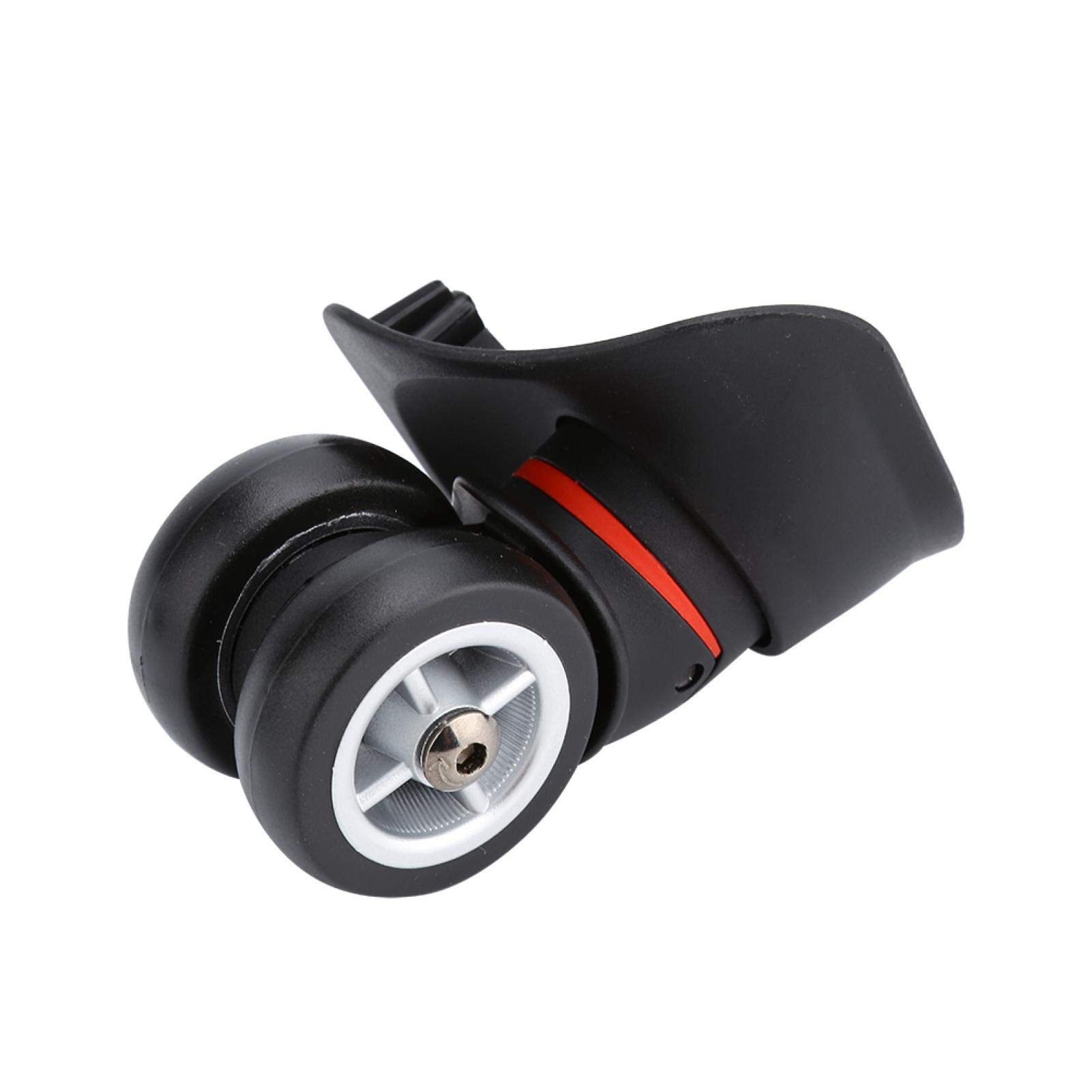 Alomejor 2-Pack Suitcase Wheels Replacement for Luggage Trolley - Universal Left & Right Wheel Set - Perfect for Travel, Business Trips & Airport Use
