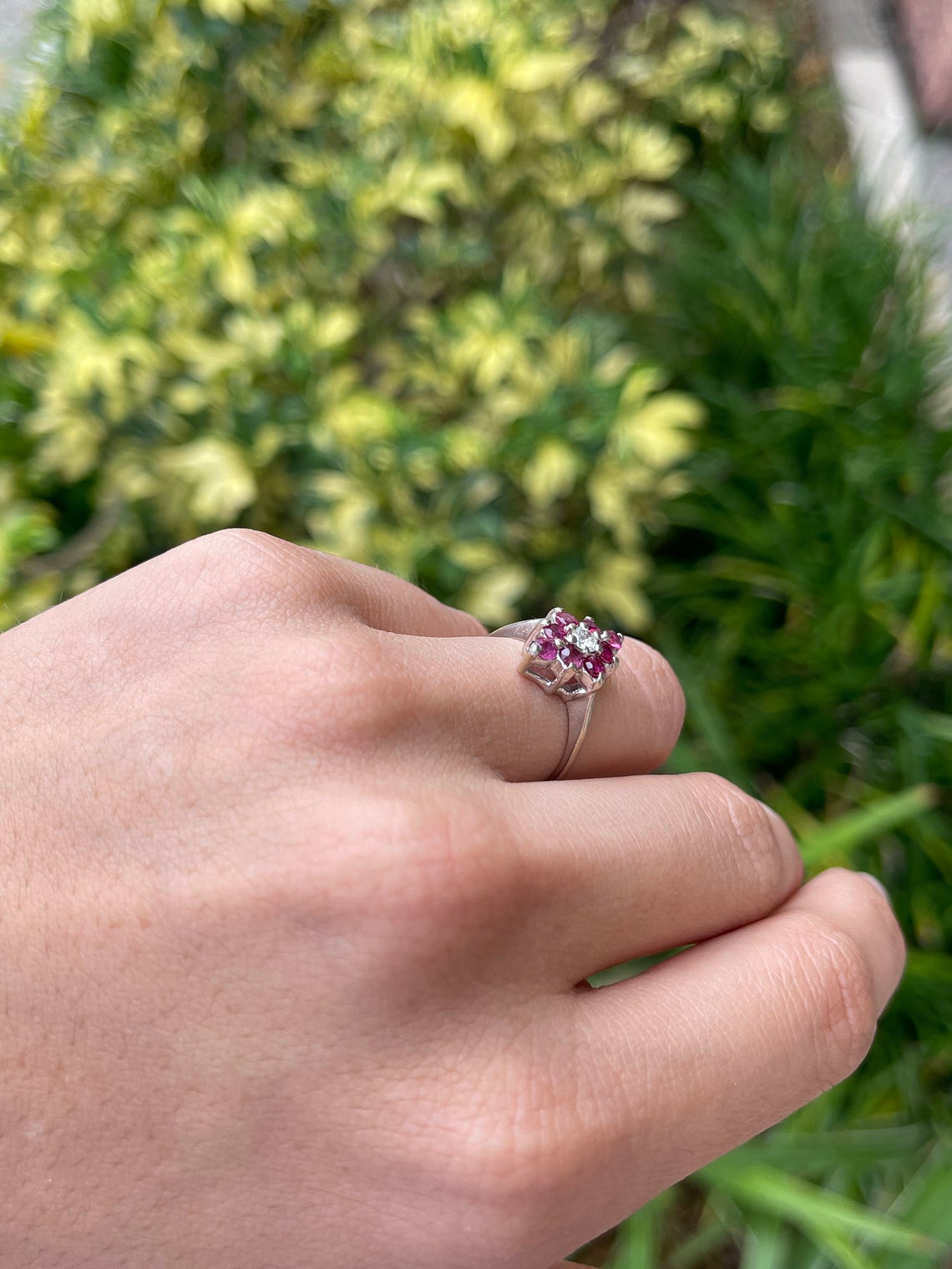 0.80tcw Natural Ruby & Diamond Cocktail Ring in 14K Gold - Elegant Women's Jewelry for Parties, Weddings & Special Occasions