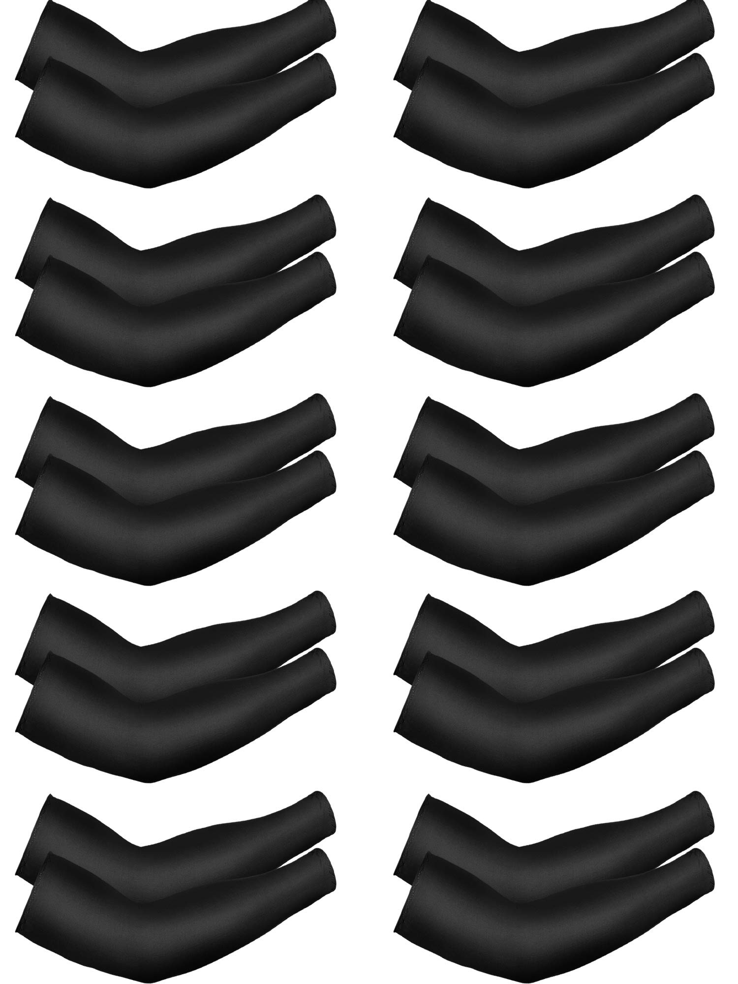 Mudder Unisex UV Protection Cooling Arm Sleeves - Ice Silk Sunblock Arm Covers for Cycling, Running, Hiking & Outdoor Sports - UPF 50+ Sun Protection for Men & Women