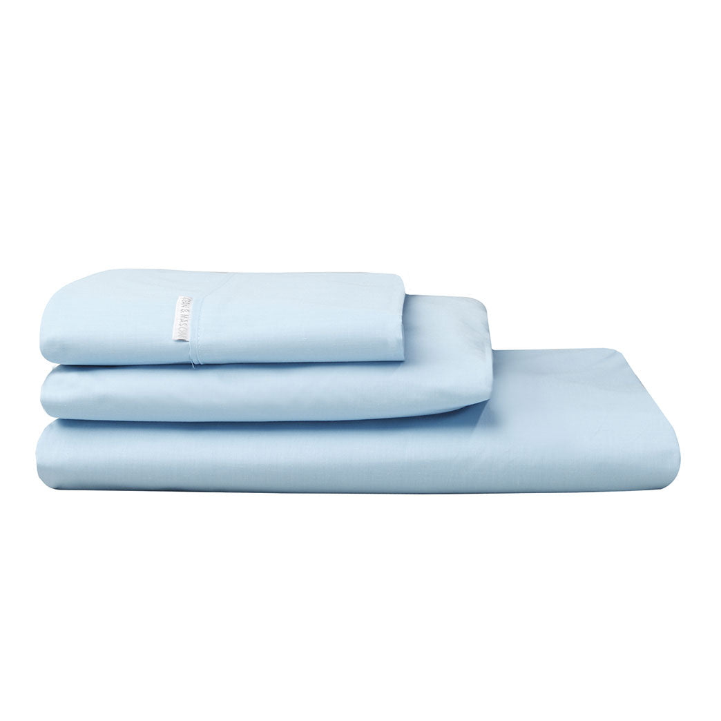 Luxury 250 Thread Count Cotton Sheet Set - Queen Size, Soft & Breathable Bed Sheets by Logan & Mason - Perfect for Master Bedroom, Guest Room & Hotel Use