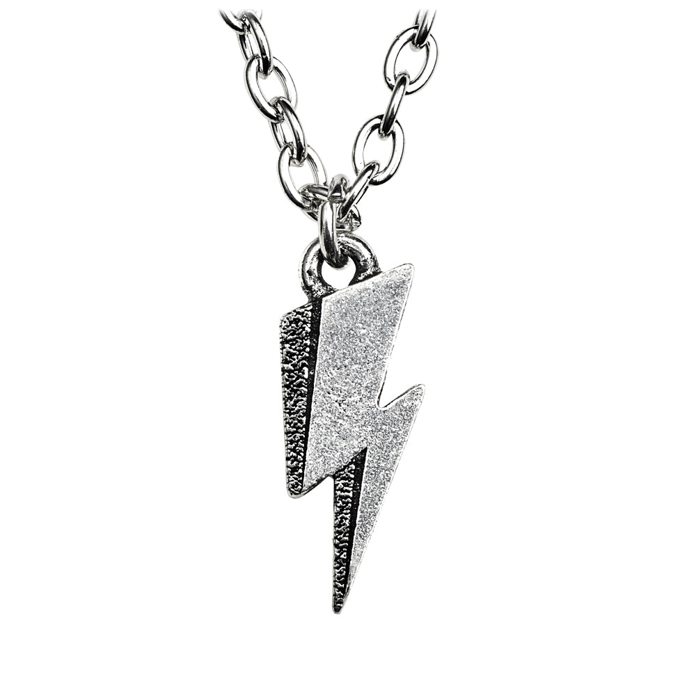 David Bowie Flash Pendant Necklace - Vintage Music Legend Jewelry for Bowie Fans - Perfect for Concerts, Costume Parties & Music Lover Gifts