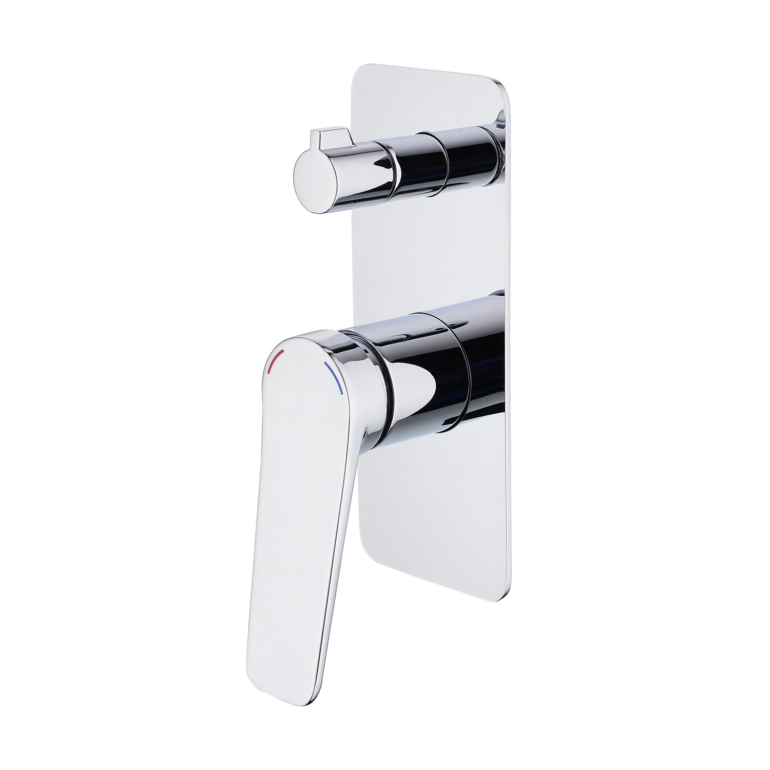 DAX 13556 CR Square Shower Valve - 2 Function Thermostatic Mixer with Chrome Finish for Bathroom & Spa | Perfect for Modern Home Renovation & Luxury Shower Experience