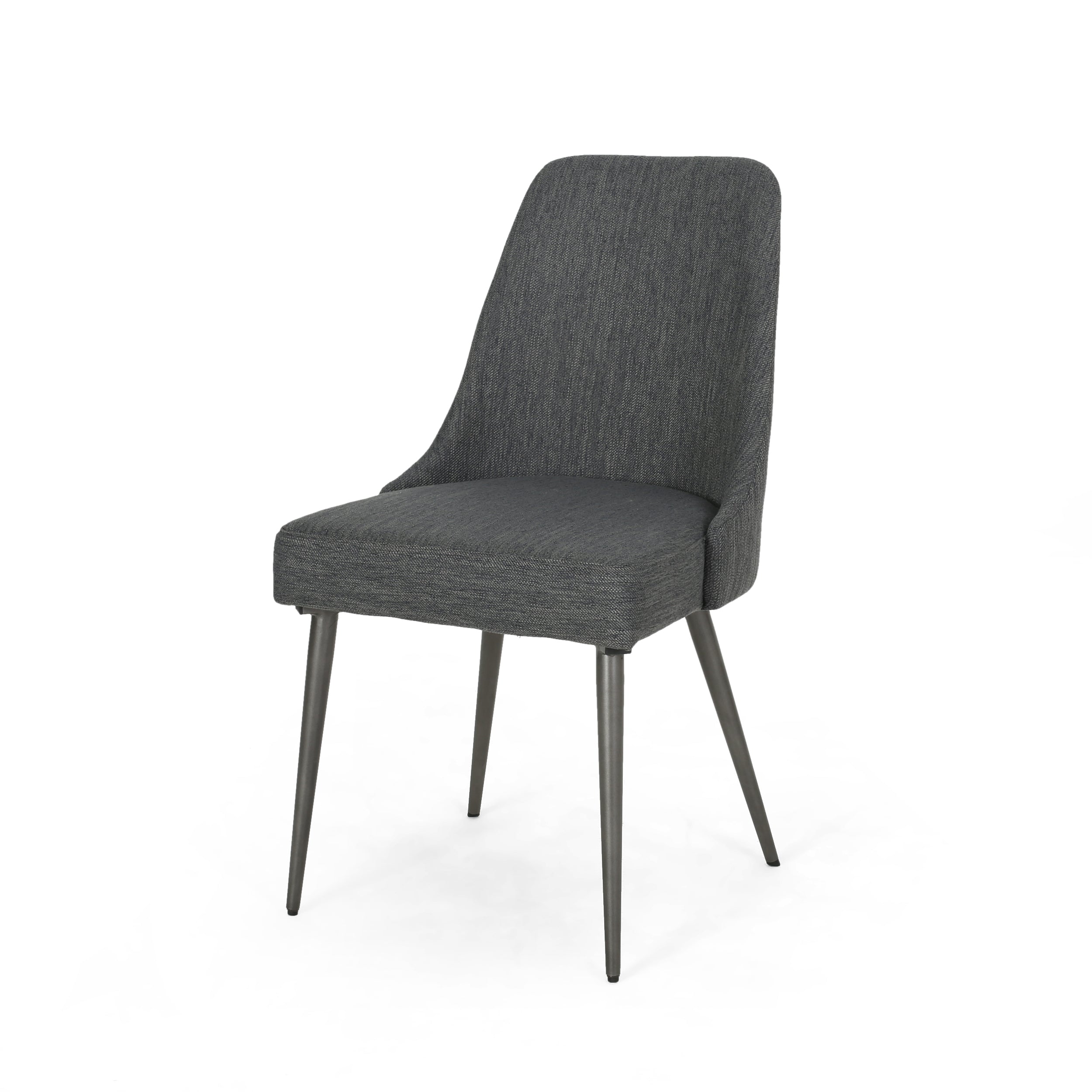 Modern Dining Chairs Set of 2 - Sturdy Wooden Kitchen Chairs with Padded Seats - Comfortable Home & Restaurant Furniture for Dining Room, Kitchen, Breakfast Nook & Cafe