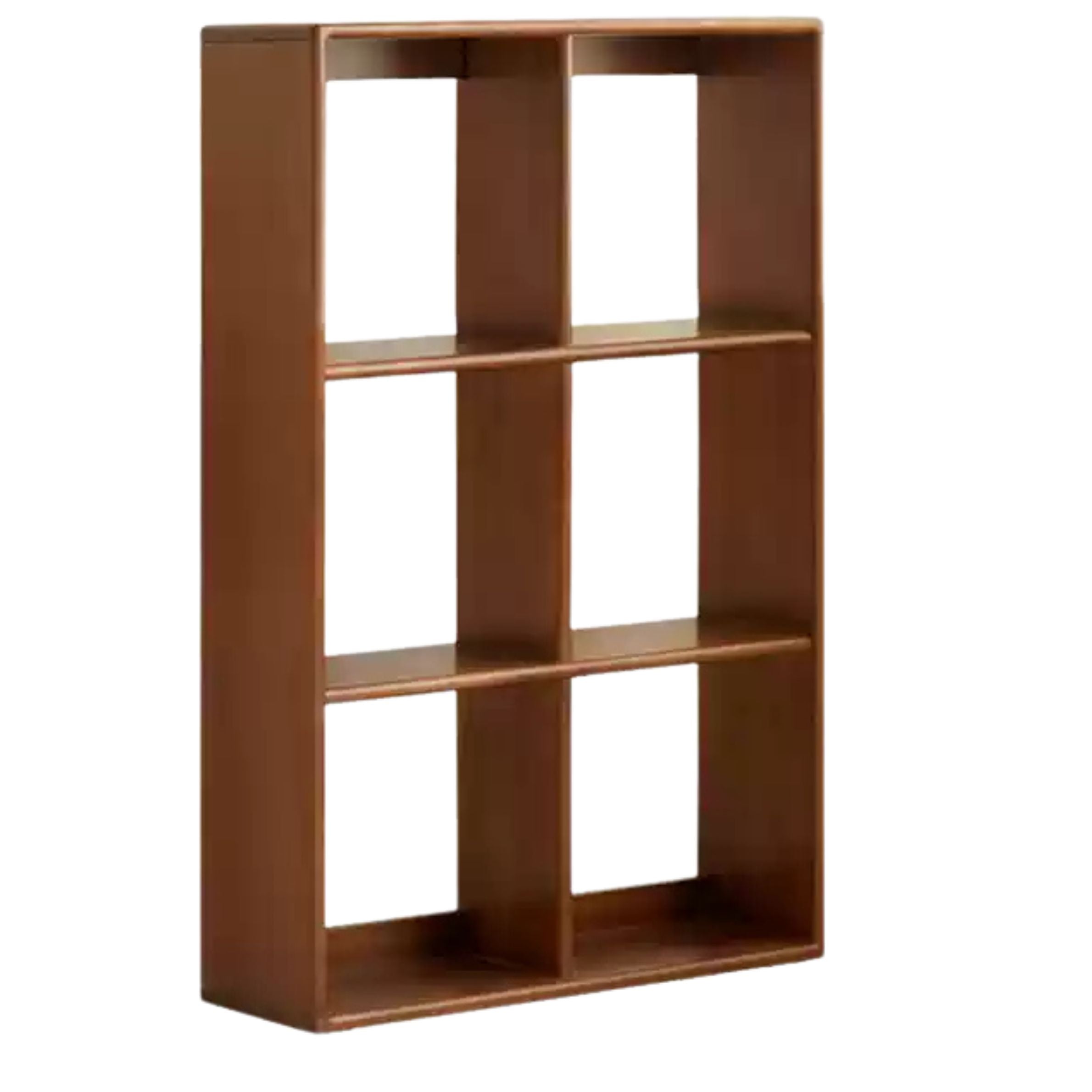 Vintage Poplar Solid Wood Kids Bookshelf - Retro Lattice Design Bookshelf for Children's Room, Nursery, Playroom & Classroom Organization