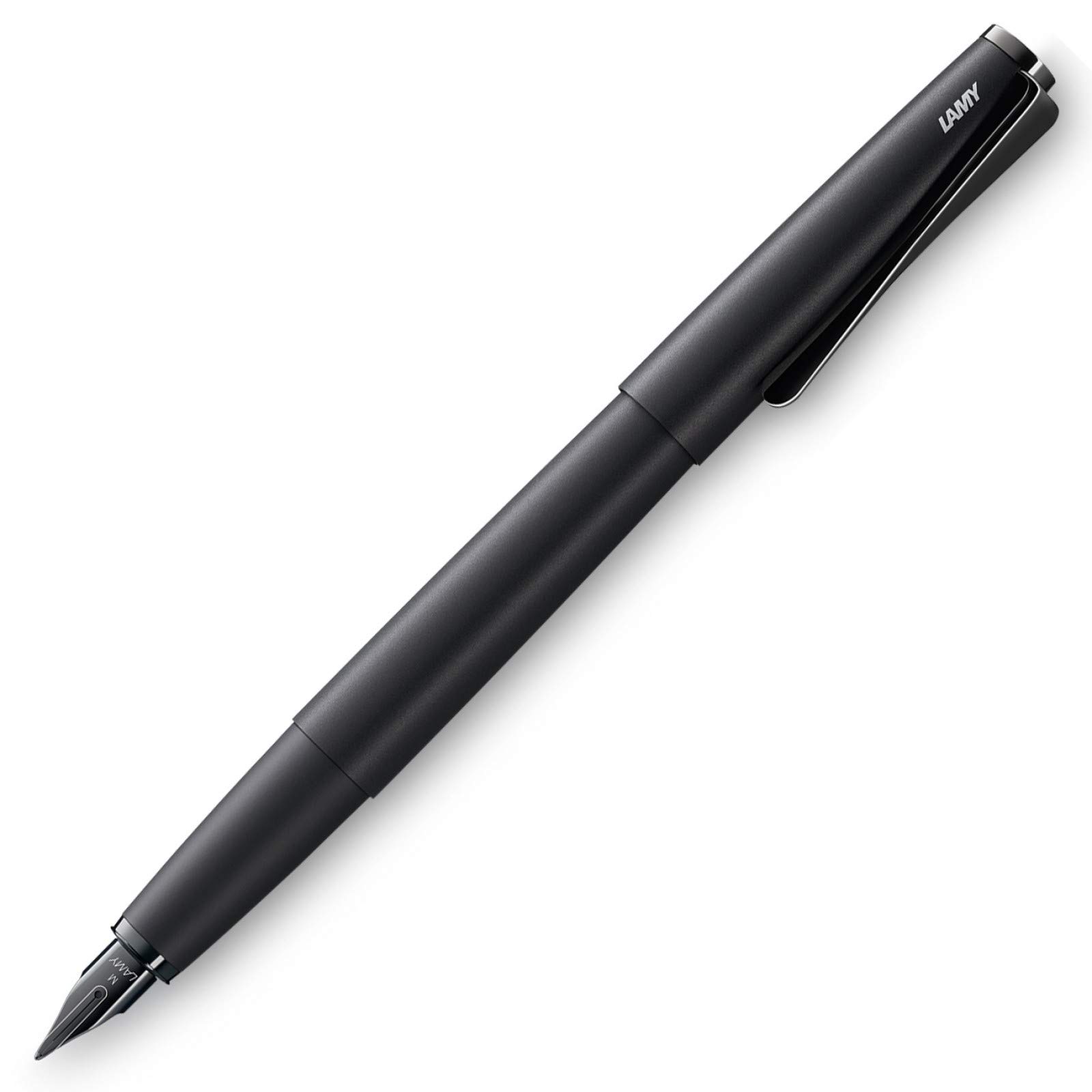 Lamy Studio LX Fountain Pen 066 - Premium All Black Design with Fine Nib - Perfect for Writing, Journaling & Professional Use