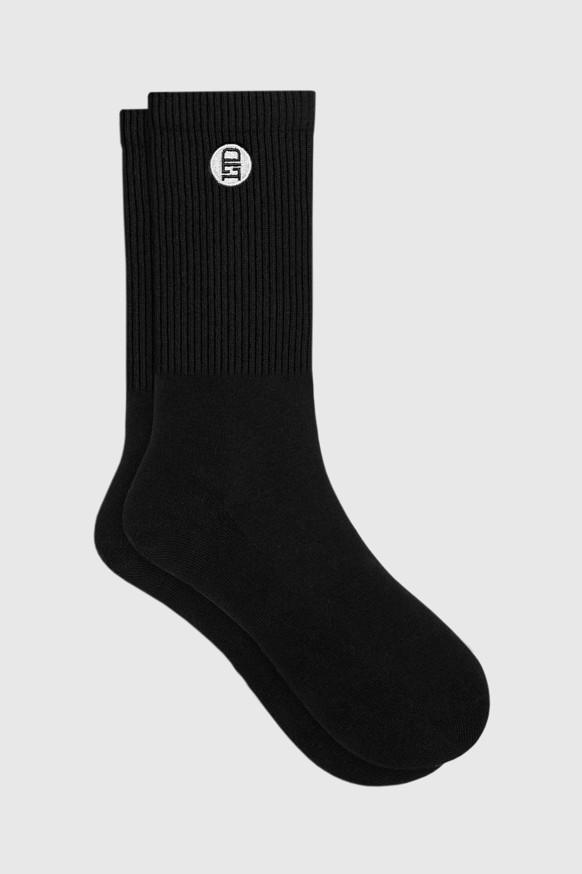 Mid Calf Socks 2 Pack - Comfortable Cotton Crew Socks for Men & Women - Perfect for Running, Hiking & Everyday Wear