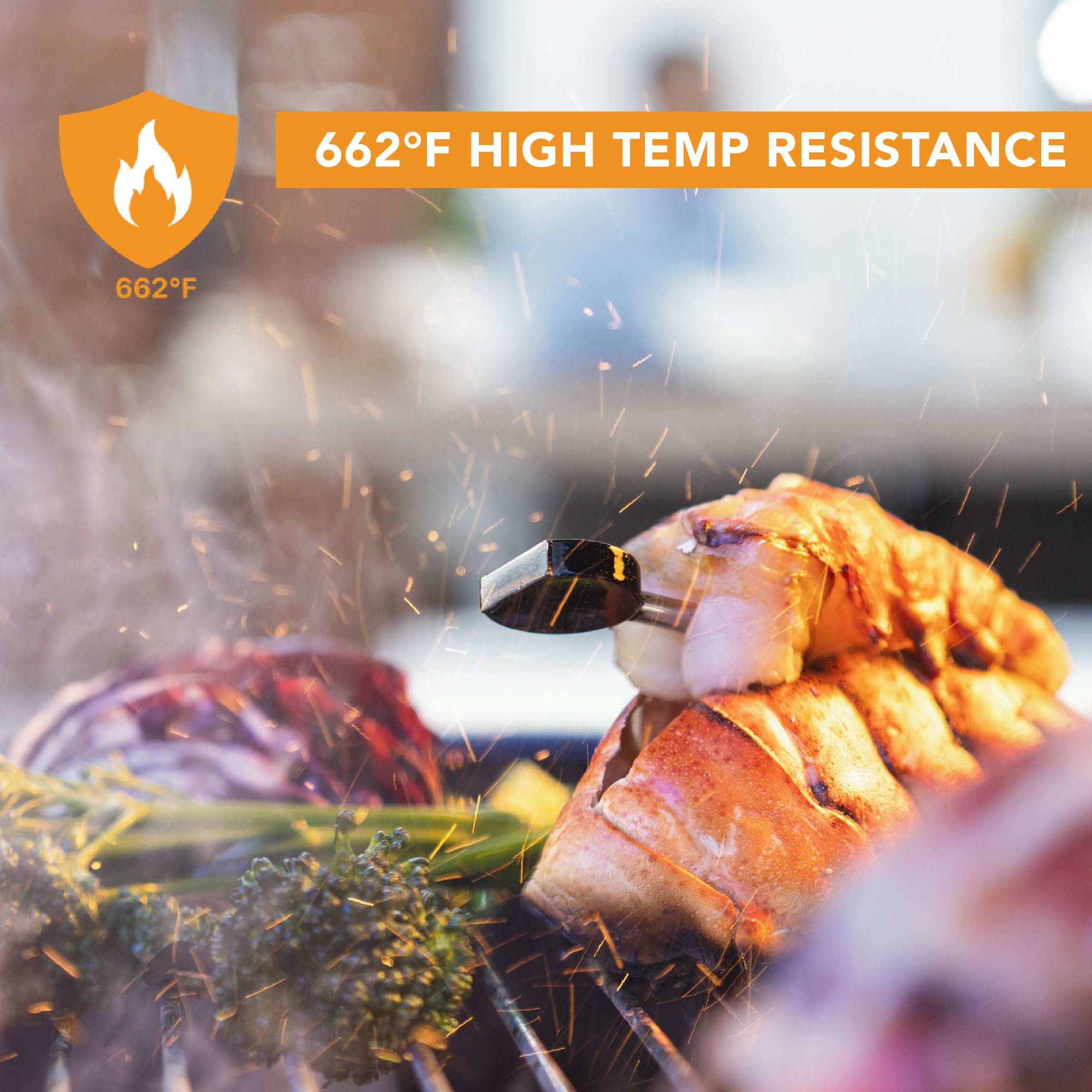 ProTemp Plus Next-Gen Wireless Meat Thermometer with Bluetooth & WiFi - Digital Smart Cooking Thermometer for Grilling, Smoking, BBQ, Oven & Rotisserie (Includes Stand + 1 Probe) - Perfect for Home Chefs, Outdoor Cooking & Kitchen Use
